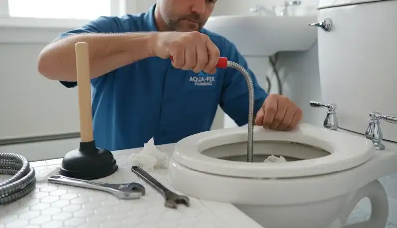 Expert Plumbing Pro - clogged-toilet-repair
